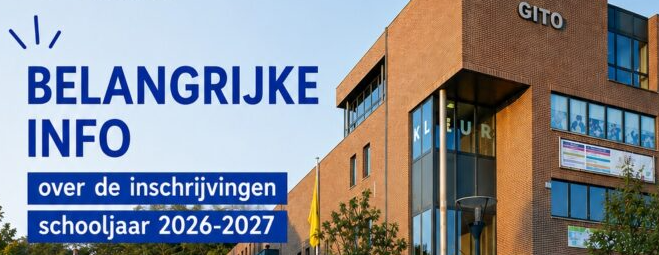 Belangrijke info inschrijvingen